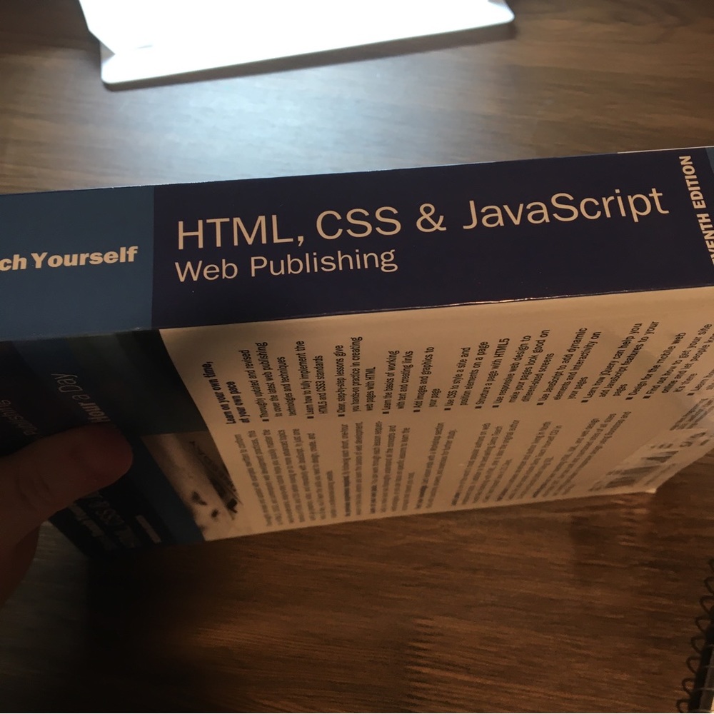 Sams Teach Yourself HTML, CSS and JavaScript - Picture 4 of 4